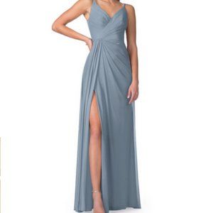 Azazie Evalin Dress (Dusty Blue Bridesmaid Dress)